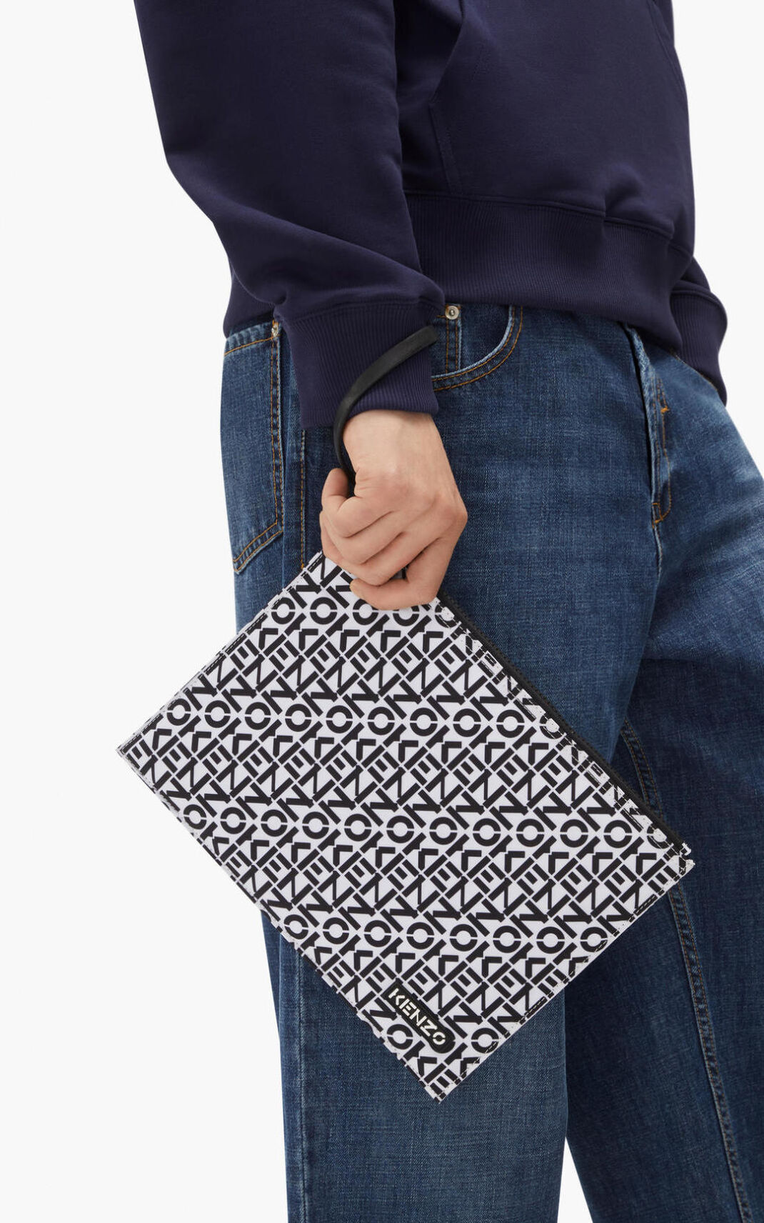 Kenzo Repeat large Clutch Hombre Blancas | 4768319-GO